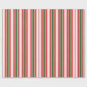 Papier Cadeau Joyeux Noël Motif rétro (Plat)