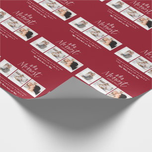 Papier Cadeau Joyeux Noël multi photo vacances