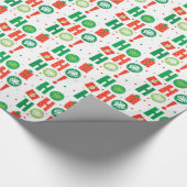 Papier Cadeau Joyeux Noël Père Noël (Coin)