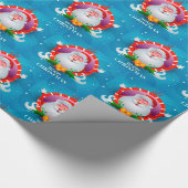 Papier Cadeau Joyeux Noël Père Noël (Coin)