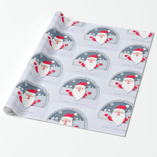 Papier Cadeau Joyeux Noël Père Noël