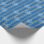 Papier Cadeau Joyeux Noël personnalisé (Coin)