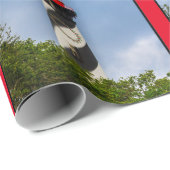 Papier Cadeau Joyeux Noël St Augustine Florida Lighthouse (Coin rond)