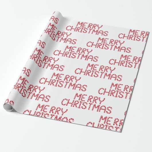 Papier Cadeau Joyeux Noël Sucre de canne (Déroulé)