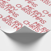 Papier Cadeau Joyeux Noël Sucre de canne (Coin)