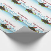 Papier Cadeau Joyeux Noël ! Tortue et escargot (Coin)