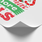 Papier Cadeau Joyeux Noël Tout Ce Que Je Veux Pour Noël (Coin)