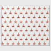 Papier Cadeau Joyeux Noël Unicorn Lashes White Gold (Plat)