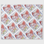 Papier Cadeau Joyeux Noël Y'all (Plat)