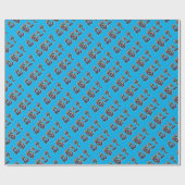 Papier Cadeau Joyeux Nouvel An 2017 Chiffres de Typographie Arc- (Plat)