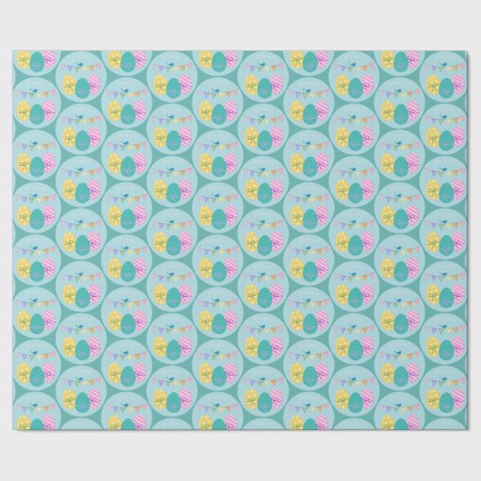 Papier Cadeau Joyeux oeufs de Pâques (Couture)