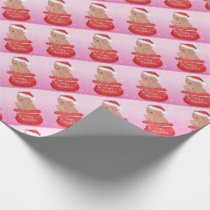 Papier Cadeau Joyeux Ours de Noël