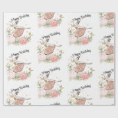 Papier Cadeau Joyeux papier d'emballage Ballet d'anniversaire (Plat)