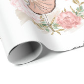 Papier Cadeau Joyeux papier d'emballage Ballet d'anniversaire (Coin rond)