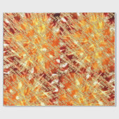 Papier Cadeau Joyeux papier d'emballage brillant 4 juillet feux  (Plat)