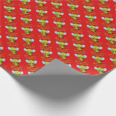 Papier Cadeau Joyeux papier d'emballage de l'abeille (Coin)