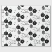 Papier Cadeau Joyeux papier d'emballage de Noël (Plat)