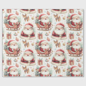 Papier Cadeau Joyeux papier d'emballage festif de Noël (Plat)