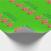 Papier Cadeau Joyeux papier d'enveloppement de Bonnes Fêtes de N (Coin)