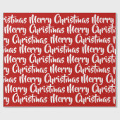 Papier Cadeau Joyeux papier d'enveloppement de Noël (Plat)