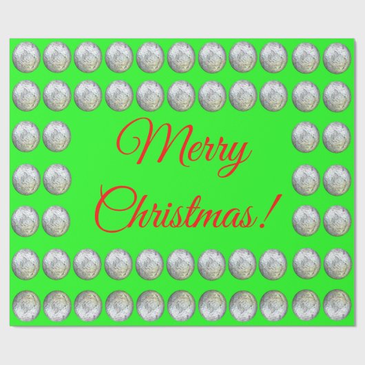 Papier Cadeau Joyeux papier d'enveloppement de Noël (Plat)