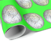 Papier Cadeau Joyeux papier d'enveloppement de Noël (Coin rond)