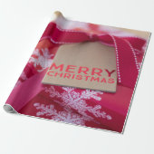 Papier Cadeau Joyeux papier d'enveloppement de Noël (Déroulé)