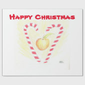 Papier Cadeau Joyeux papier d'enveloppement de Noël (Plat)