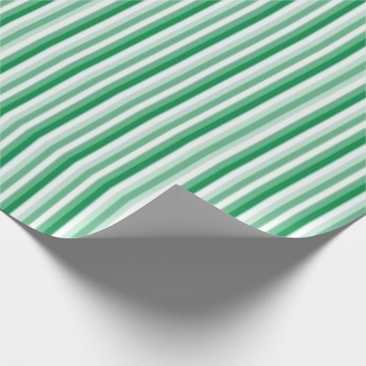 Papier Cadeau Joyeux papier d'enveloppement de Noël Bande verte (Coin)