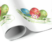 Papier Cadeau Joyeux Pâques (Coin rond)