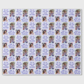 Papier Cadeau Joyeux petit Noël Open 25 Décembre Photo Wr (Plat)