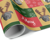 Papier Cadeau Joyeux Pitmas (Coin rond)