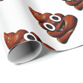 Papier Cadeau joyeux pote emoji (Coin rond)