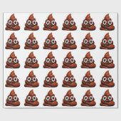 Papier Cadeau joyeux pote emoji (Plat)