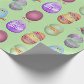 Papier Cadeau Joyeux poussins de Pâques (Coin)