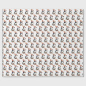 Papier Cadeau Joyeux Puffin (Plat)