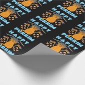 Papier Cadeau Joyeux Purrim Purim Chat Fête juive (Coin)