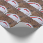 Papier Cadeau Joyeux réveillon de Noël, Casquette de Père Noël (Coin)