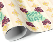 Papier Cadeau Joyeux Saint Patrick's Day Lovely Art Print (Coin rond)