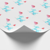 Papier Cadeau Joyeux Saint Valentin Amour (Coin)