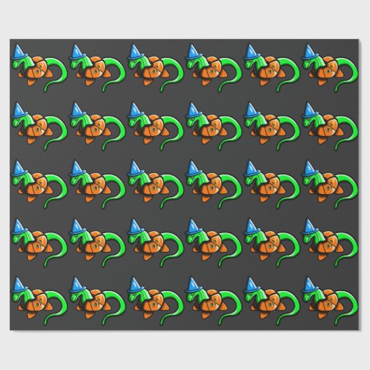 Papier Cadeau Joyeux Samhain ! ! (Plat)