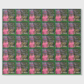 Papier Cadeau Joyeux script brillant Russe Snowman mignon Motif (Plat)