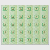 Papier Cadeau Joyeux shamrock de trèfle St Patrick (Plat)