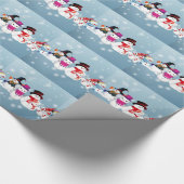 Papier Cadeau Joyeux Snowmen (Coin)