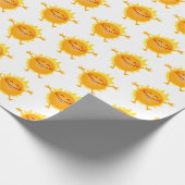 Papier Cadeau Joyeux soleil, soleil, solstice d'été (Coin)