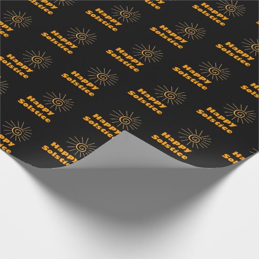 Papier Cadeau Joyeux solstice (Coin)