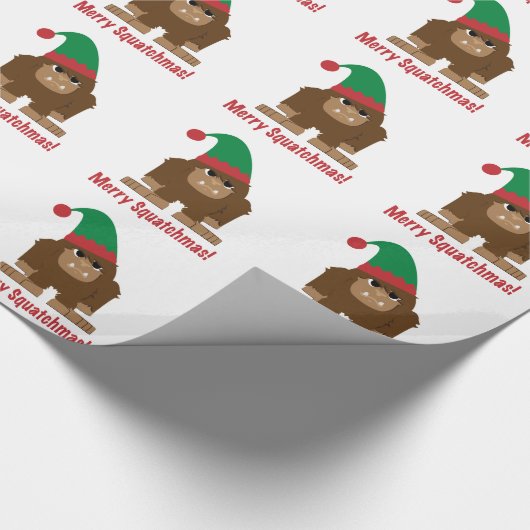 Papier Cadeau Joyeux Squatchmas ! (Coin)