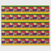 Papier Cadeau Joyeux St. Patrick's Day Rainbow (Plat)