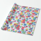 Papier Cadeau Joyeux Sweet 16 Anniversaire papier (Déroulé)