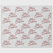 Papier Cadeau Joyeux texte de Noël sur papier d'enveloppement de (Plat)